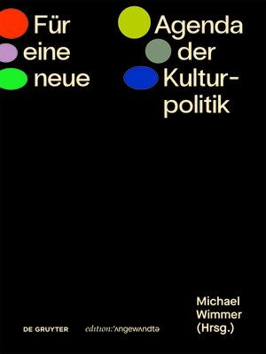cover image of Für eine neue Agenda der Kulturpolitik